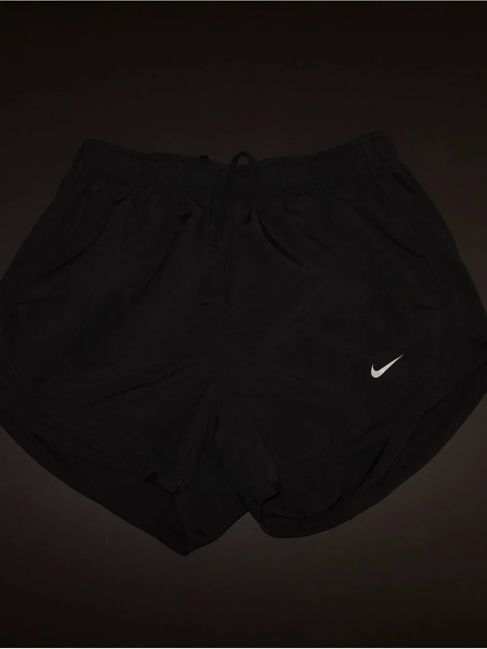 Nike Black Women's Lightweight Running Shorts with Swoosh